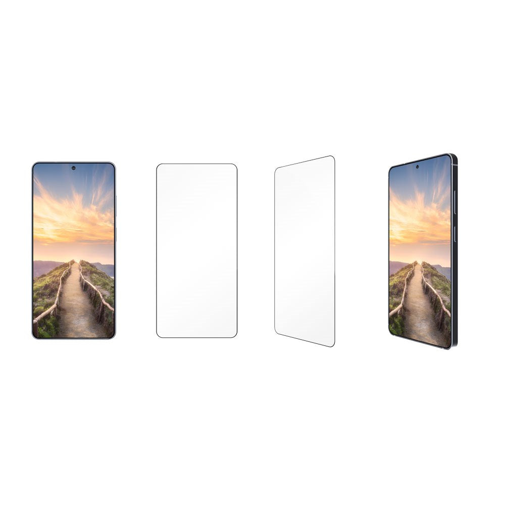 Samsung Galaxy S26 Ultra dbramante1928 Eco-Shield Skjermbeskytter - Gjennomsiktig / Svart Kant