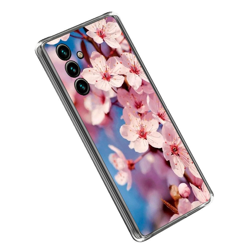 Samsung Galaxy A14 (5G) Plast Deksel m. Motiv - Rosa Blomst