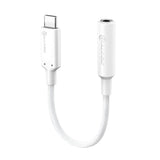 ALOGIC Elements PRO USB-C til 3.5 mm Audio Adapter - 10cm - Hvit