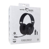 White Shark FIRECREST Trådløs Over-Ear Gaming Headset - Svart