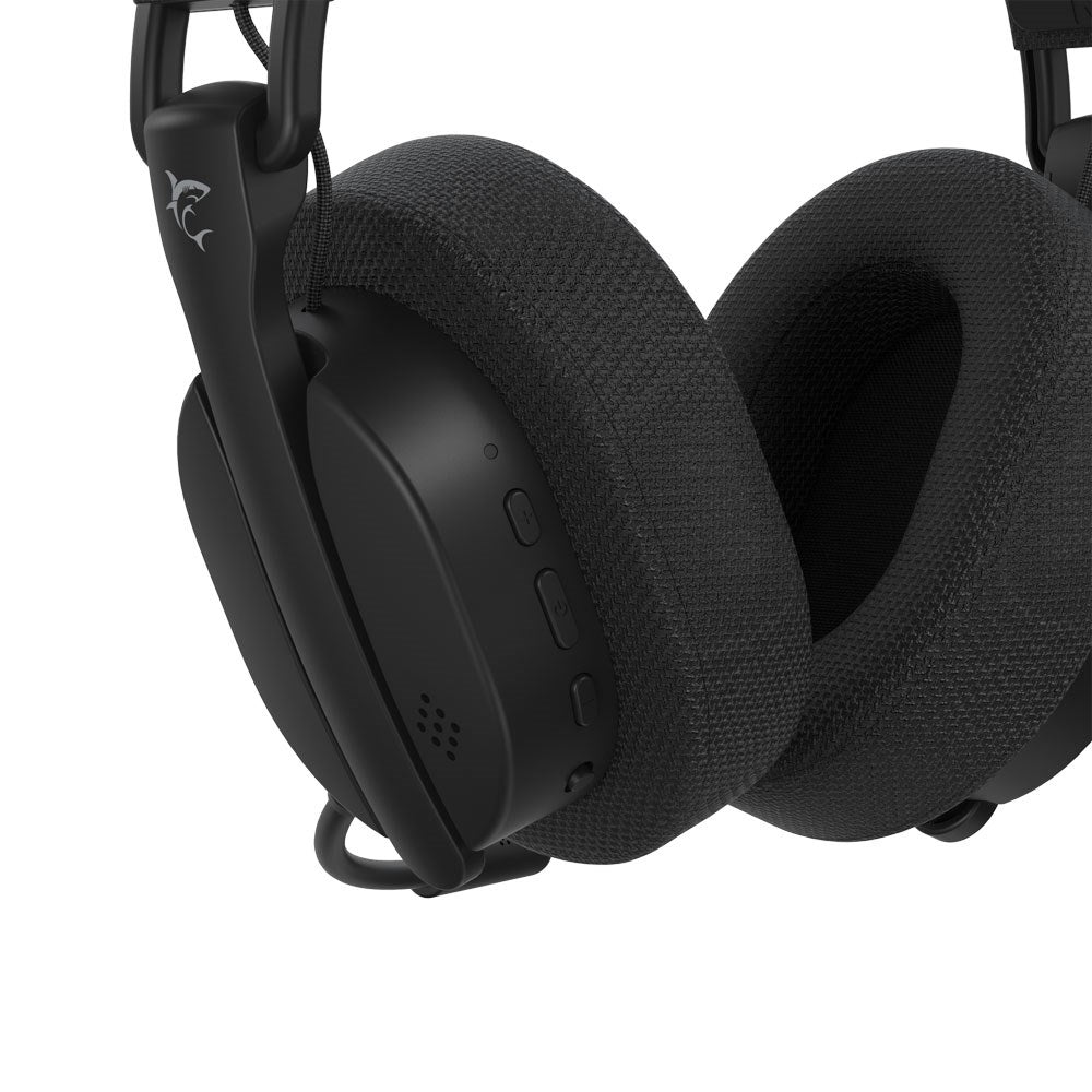 White Shark FIRECREST Trådløs Over-Ear Gaming Headset - Svart