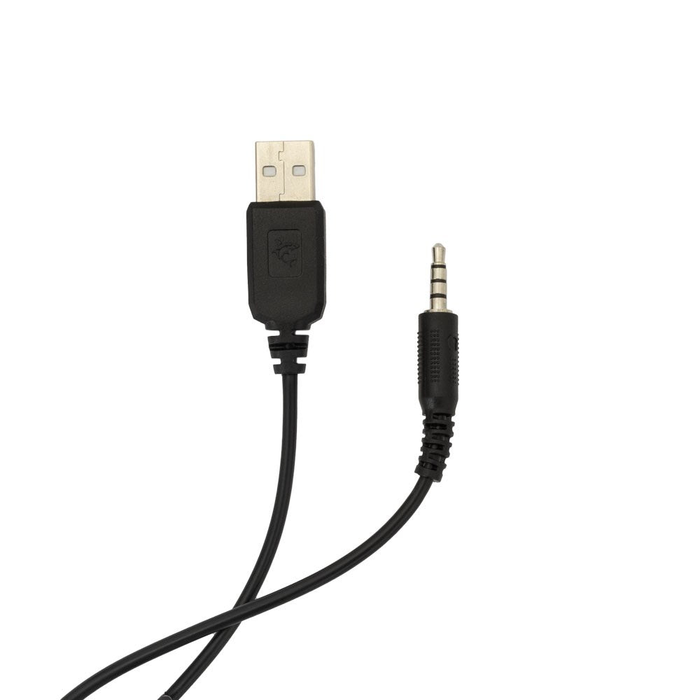 White Shark FIREFLY On-Ear Gaming Headset - Svart