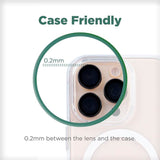 Mobile Origin Easy Lens Guard - Svart Kameralinsebeskytter - iPhone 16/ 16 Plus