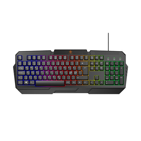 Deltaco 4-i-1 Gaming Sett m. Headset / Tastatur / Mus / Musematte - Svart