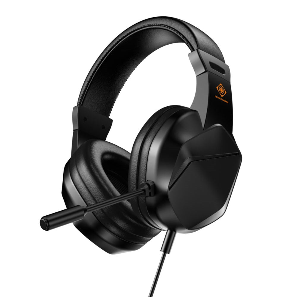 Deltaco 4-i-1 Gaming Sett m. Headset / Tastatur / Mus / Musematte - Svart