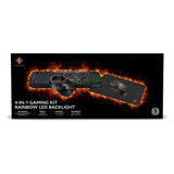 Deltaco 4-i-1 Gaming Sett m. Headset / Tastatur / Mus / Musematte - Svart