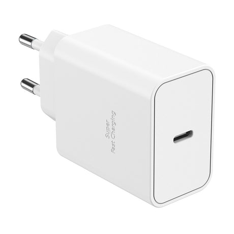 Upström ËESSENTIALS PD 45W Resirkulert Plast Vegglader med USB-C - Hvit