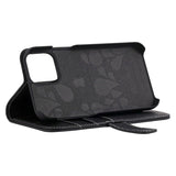 iPhone 12 / 12 Pro GEAR ONSALA Wallet Ekte Skinndeksel Lommebok - Svart