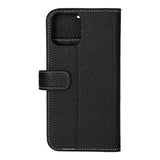 iPhone 12 / 12 Pro GEAR ONSALA Wallet Ekte Skinndeksel Lommebok - Svart