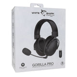 White Shark GORILLA PRO Trådløs Over-Ear Gaming Headset - Svart