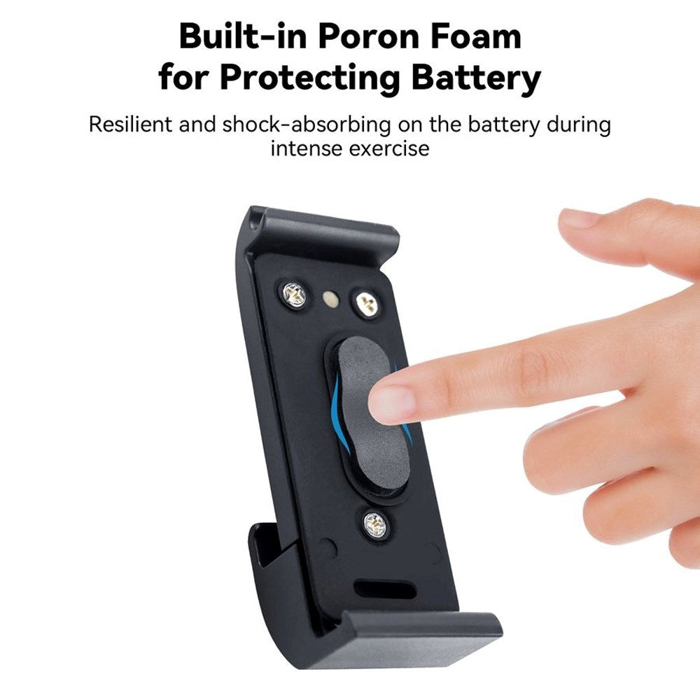TELESIN Vanntett Batterideksel til GoPro Hero 9 / 10 / 11 / 12 - Svart