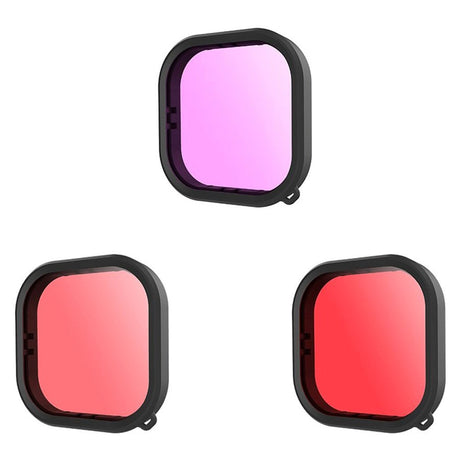 TELESIN Linsefilter for Vanntett Etui til GoPro Hero 9 / 10 / 11 / 12 / 13