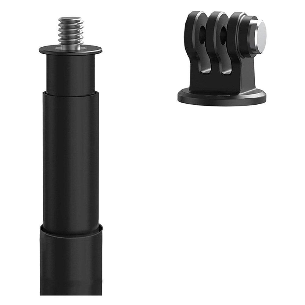 TELESIN Teleskopisk Selfiestang for Actionkamera - 2,7m - Svart