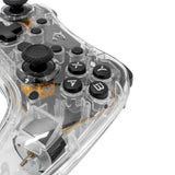 White Shark LEGION Multikompatibel Spillkonsoll - Bluetooth - Innebygd Lys - Svart / Gjennomsiktig