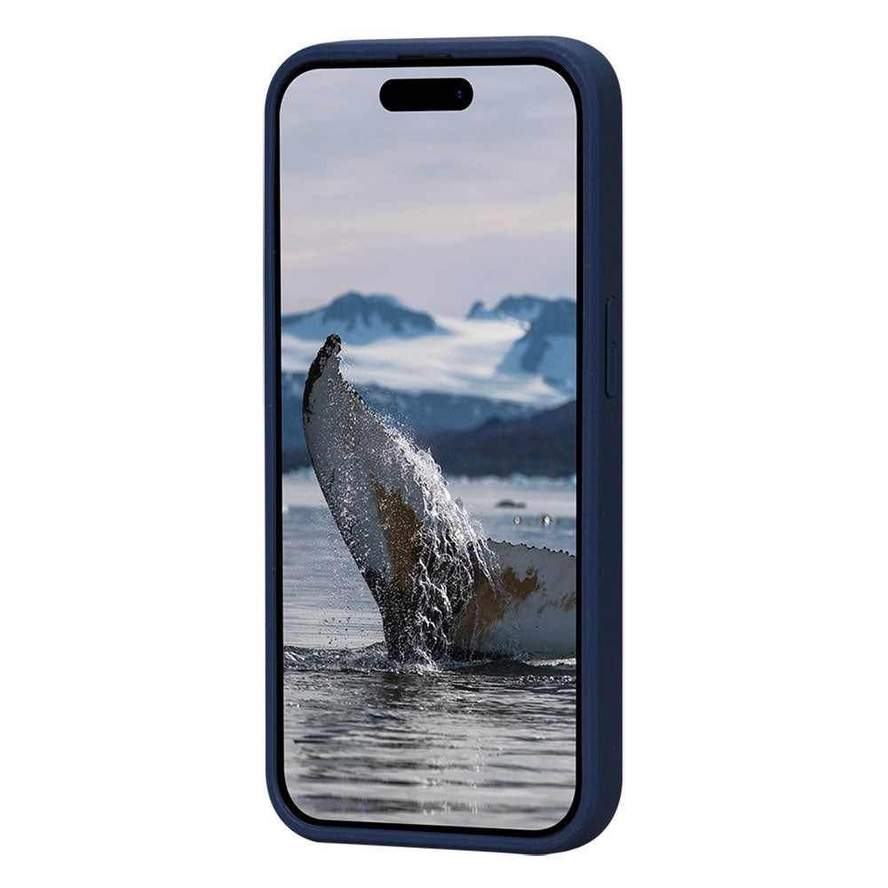 iPhone 15 Pro dbramante1928 Greenland Deksel - 100% Resirkulert Plast - Pacific Blue