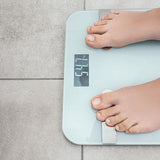 Forever AS-100 Smart Scale - Bluetooth Kroppsanalyse Badevekt - Svart