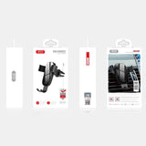 XO C37 Bilholder med Armer - Ventilasjonsgitter - Svart