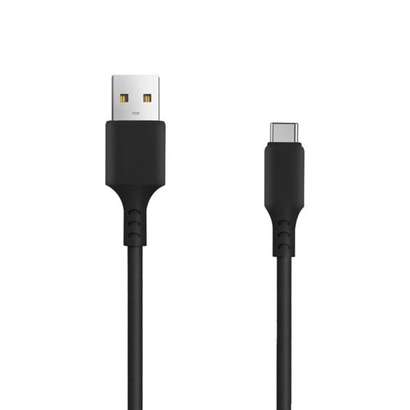 Setty USB-A til USB-C Kabel 2A - 1m - Svart