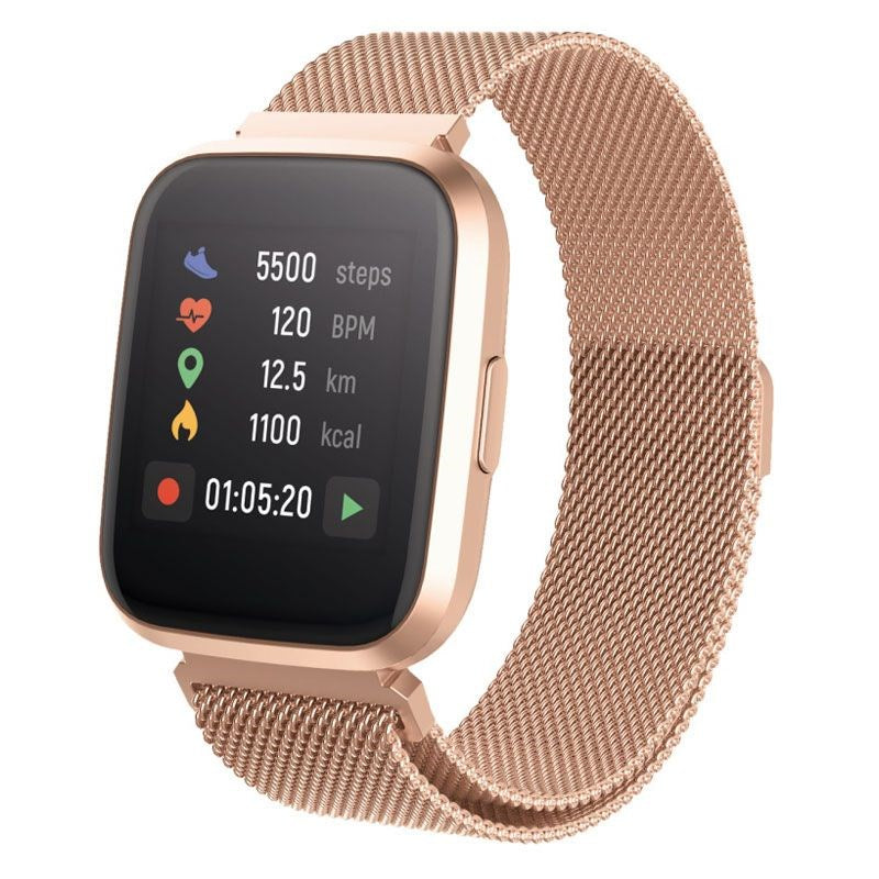 Forever ForeVigo 2 SW-310 Fitness Smartwatch med Pulsmåler & Skritteller - Rose Gold