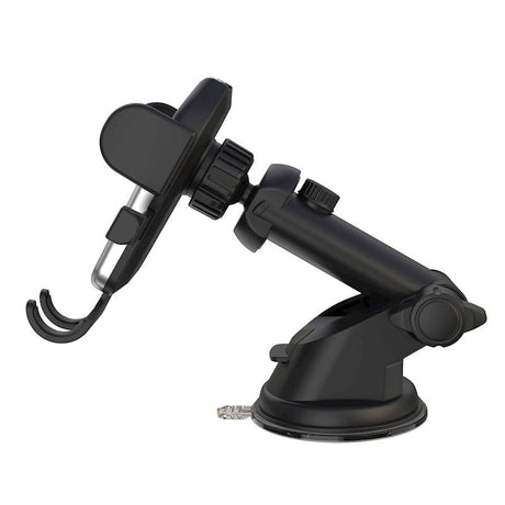 XO C77 Sugekopp Mobiltelefonholder for Bil - Dashbord - Svart