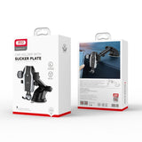 XO C77 Sugekopp Mobiltelefonholder for Bil - Dashbord - Svart