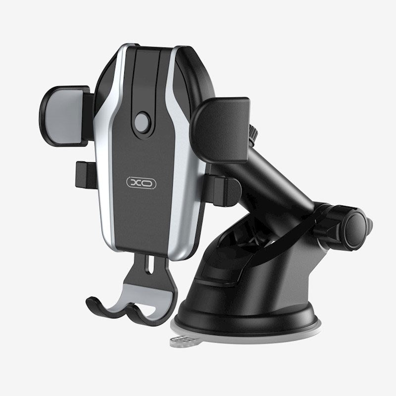 XO C77 Sugekopp Mobiltelefonholder for Bil - Dashbord - Svart