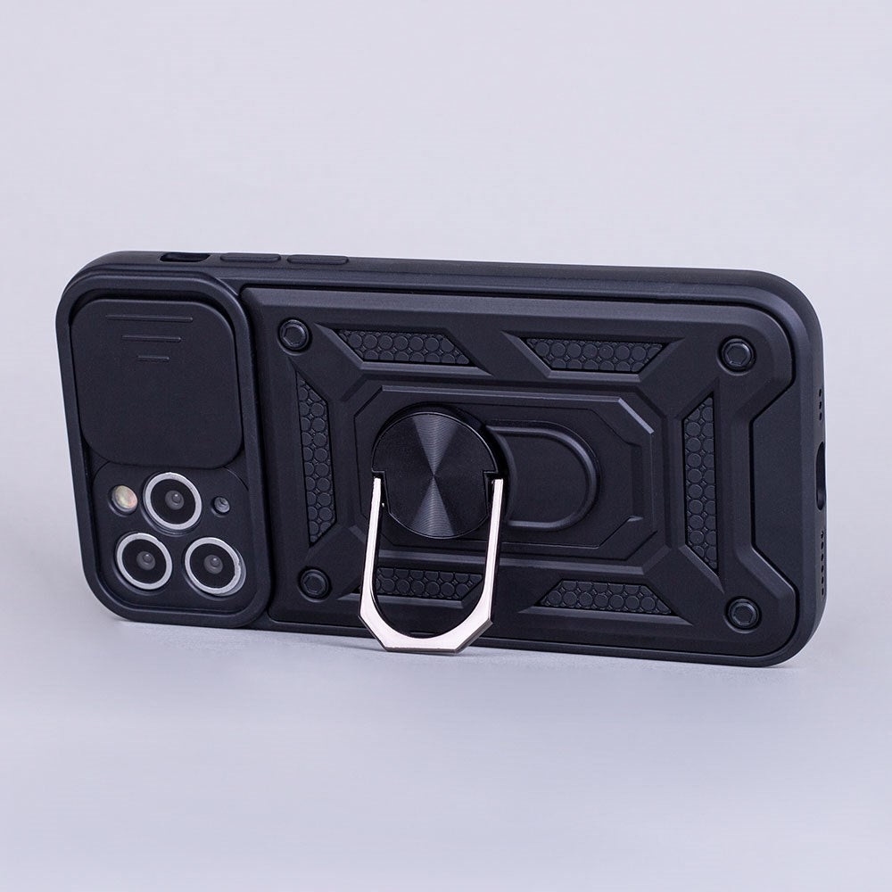 iPhone 17e / 16e TFO Defender Slide Deksel - Svart