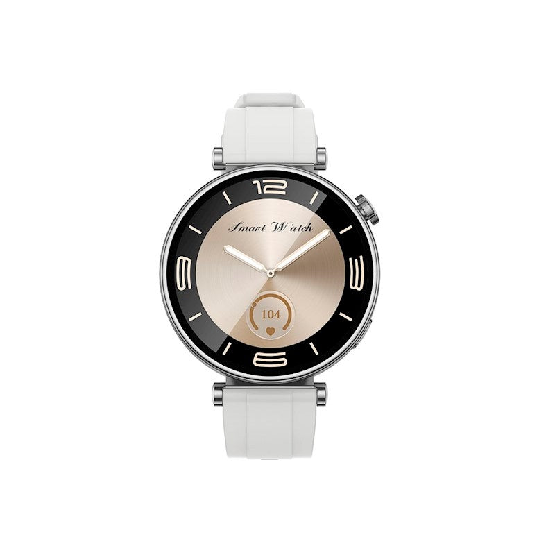 XO GT4 Mini Smartwatch med Utskiftbare Urskiver - Sølv