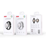 XO GT4 Mini Smartwatch med Utskiftbare Urskiver - Sølv