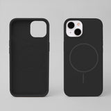 iPhone 15 Pro Silicone Thin Deksel - MagSafe Kompatibel - Svart