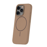 iPhone 12/12 Pro Silicone Thin Deksel - MagSafe Kompatibel - Brun