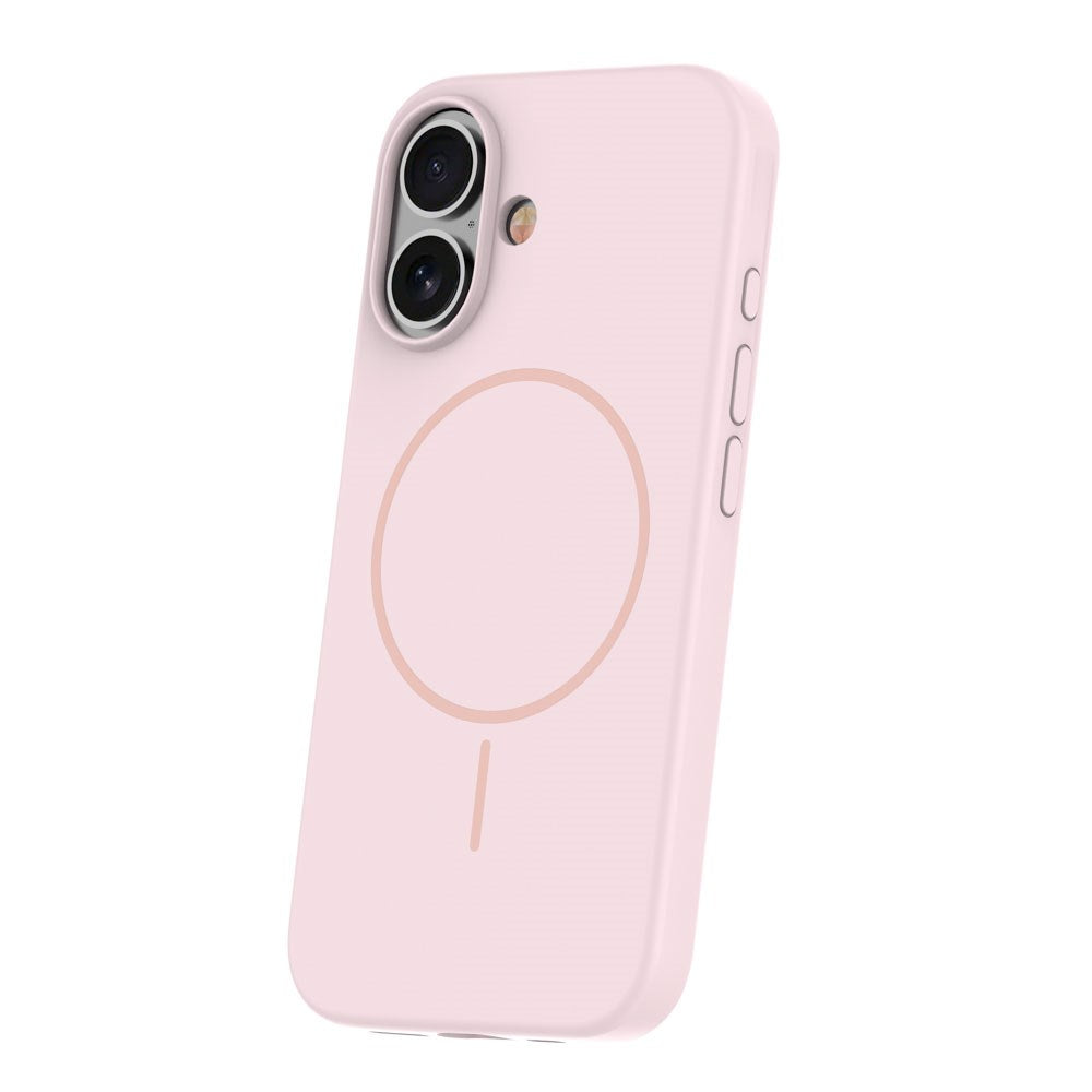 iPhone 16 Plus Silicone Thin Deksel - MagSafe Kompatibel - Rosa
