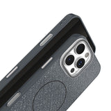 iPhone 16 Pro TFO Glitter Thin Deksel - MagSafe Kompatibel - Svart