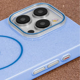 iPhone 11 Glitter Thin Deksel - MagSafe Kompatibel - Lys Blå