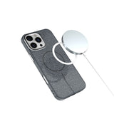 iPhone 17e / 16e TFO Glitter Thin Deksel - MagSafe Kompatibel - Svart