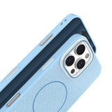 iPhone 17 Pro TFO Glitter Thin Deksel - MagSafe Kompatibel - Blå