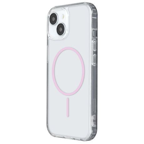 iPhone 17 TFO Anti-Shock Thin Deksel - MagSafe Kompatibel - Gjennomsiktig / Rosa