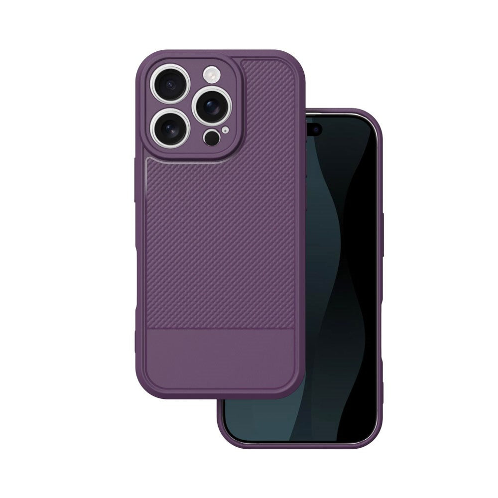 iPhone 17 Pro TFO Simple Carbon Deksel - Lilla