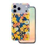 iPhone 17 Pro TFO Glow Glam Deksel - Oransje / Blomster