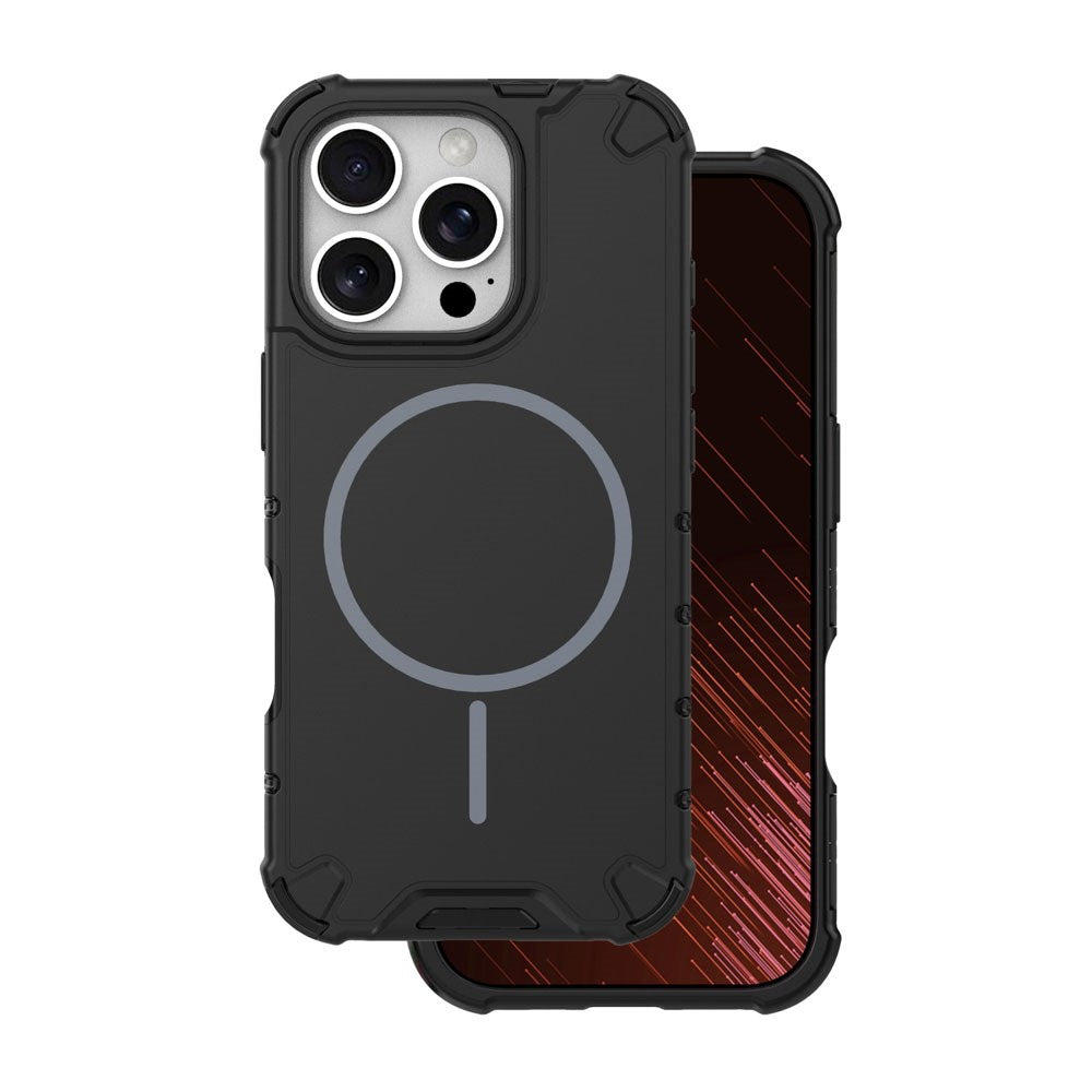 iPhone 16 Pro TFO Defender Hybrid Deksel - MagSafe Kompatibel - Svart