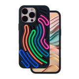 iPhone 16 Pro Max TFO DIY Snake Silikon Deksel - Svart