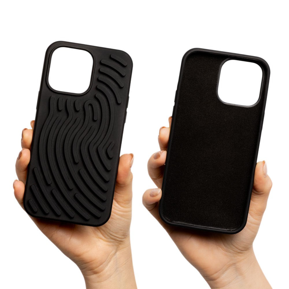 iPhone 16 Pro Max TFO DIY Snake Silikon Deksel - Svart