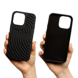 iPhone 16 Pro Max TFO DIY Snake Silikon Deksel - Svart