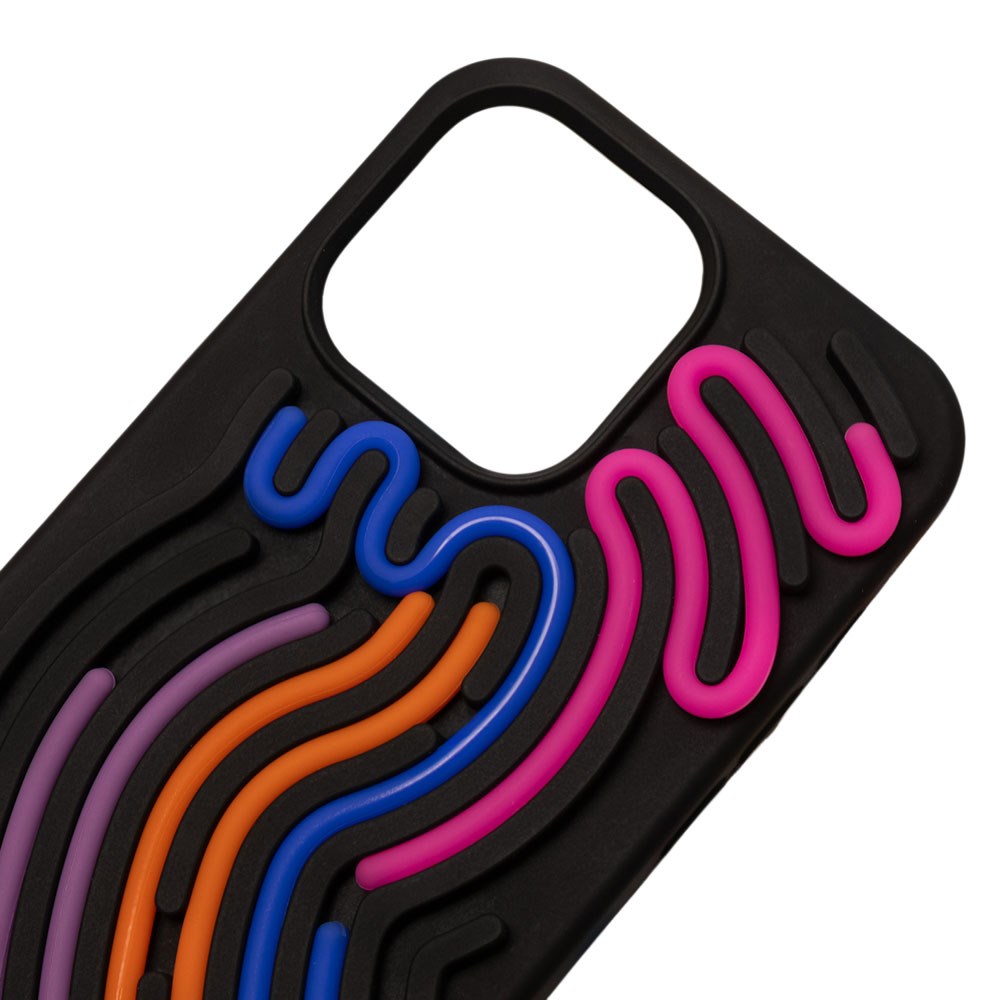 iPhone 16 Pro Max TFO DIY Snake Silikon Deksel - Svart