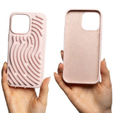 iPhone 16 Pro Max TFO DIY Snake Silikon Deksel - Rosa