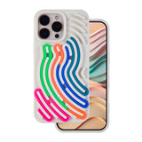 iPhone 16 Pro Max TFO DIY Snake Silikon Deksel - Beige