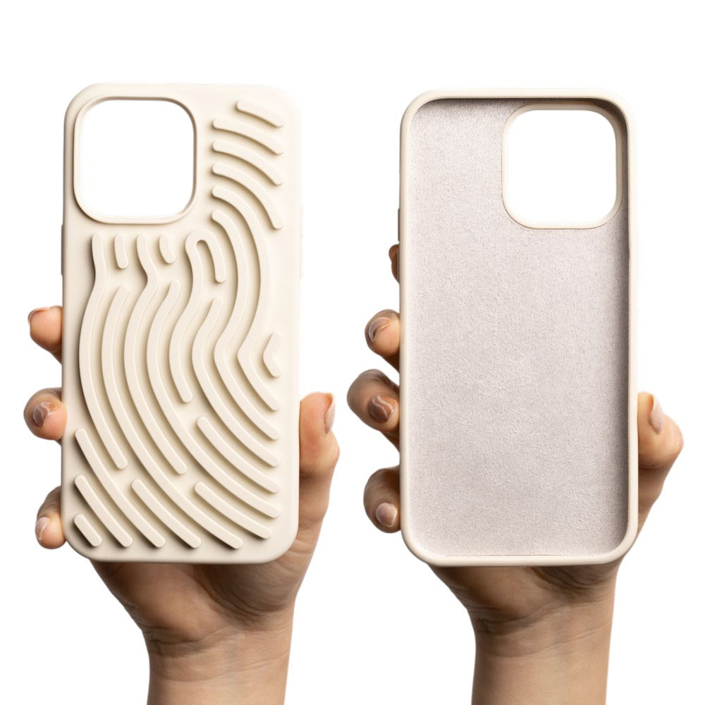 iPhone 17 Pro TFO DIY Snake Silikon Deksel - Beige