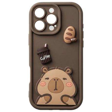 Samsung Galaxy A57 TFO Ultra Trendy 3D Deksel - Brown Capybara