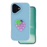 iPhone 16 TFO 3D Frukt Deksel – Druer