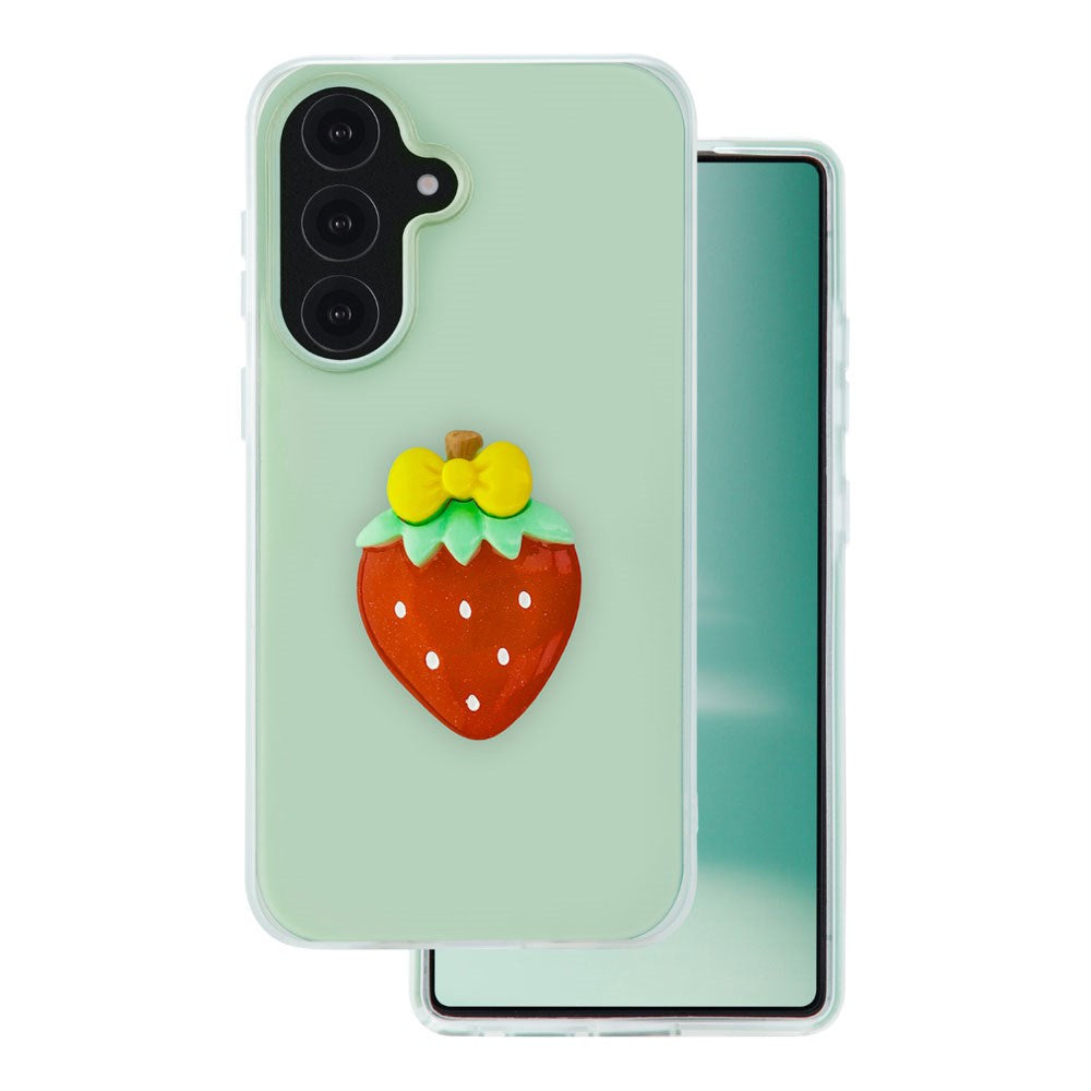 Samsung Galaxy S26 TFO 3D Frukt Deksel – Jordbær